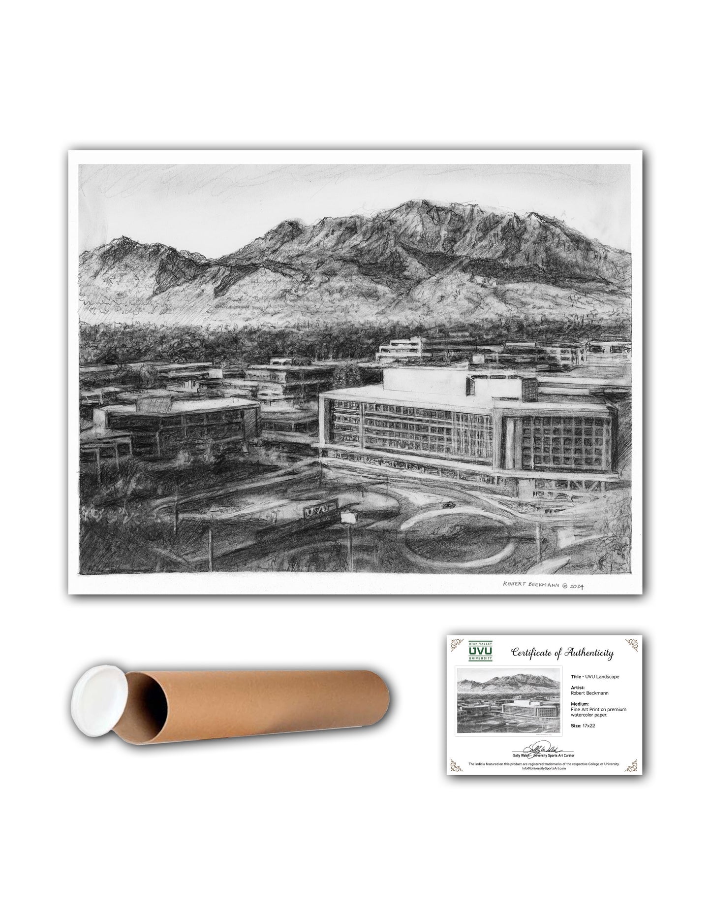 "A Place For You" and "UVU Landscape" by Kevin Calivar and Robert Beckmann - Exclusive UVU Fine Art Prints