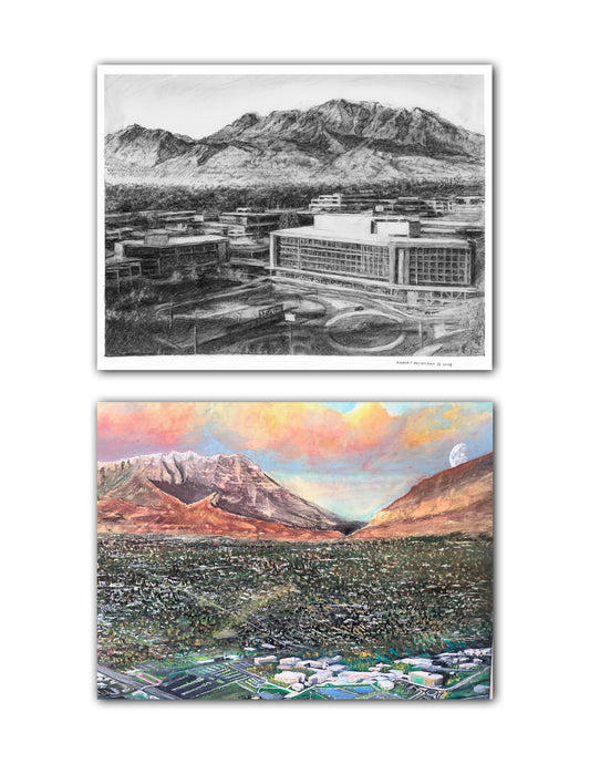 "A Place For You" and "UVU Landscape" by Kevin Calivar and Robert Beckmann - Exclusive UVU Fine Art Prints