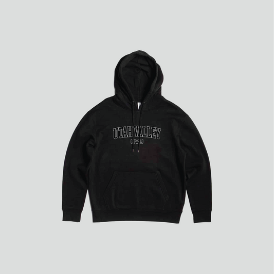 UVU Wolverines Pullover Hoodie - BLACK