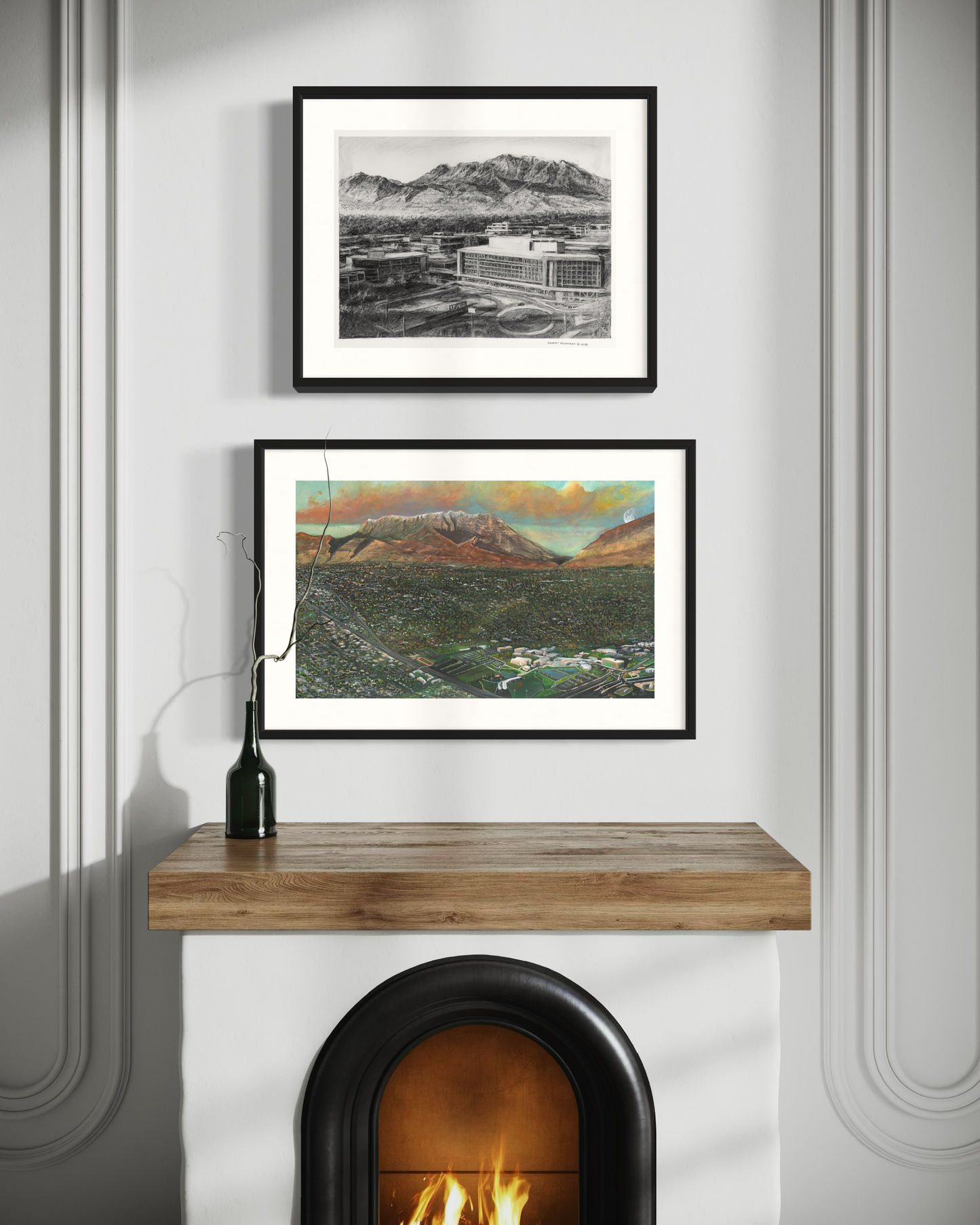 "A Place For You" and "UVU Landscape" by Kevin Calivar and Robert Beckmann - Exclusive UVU Fine Art Prints